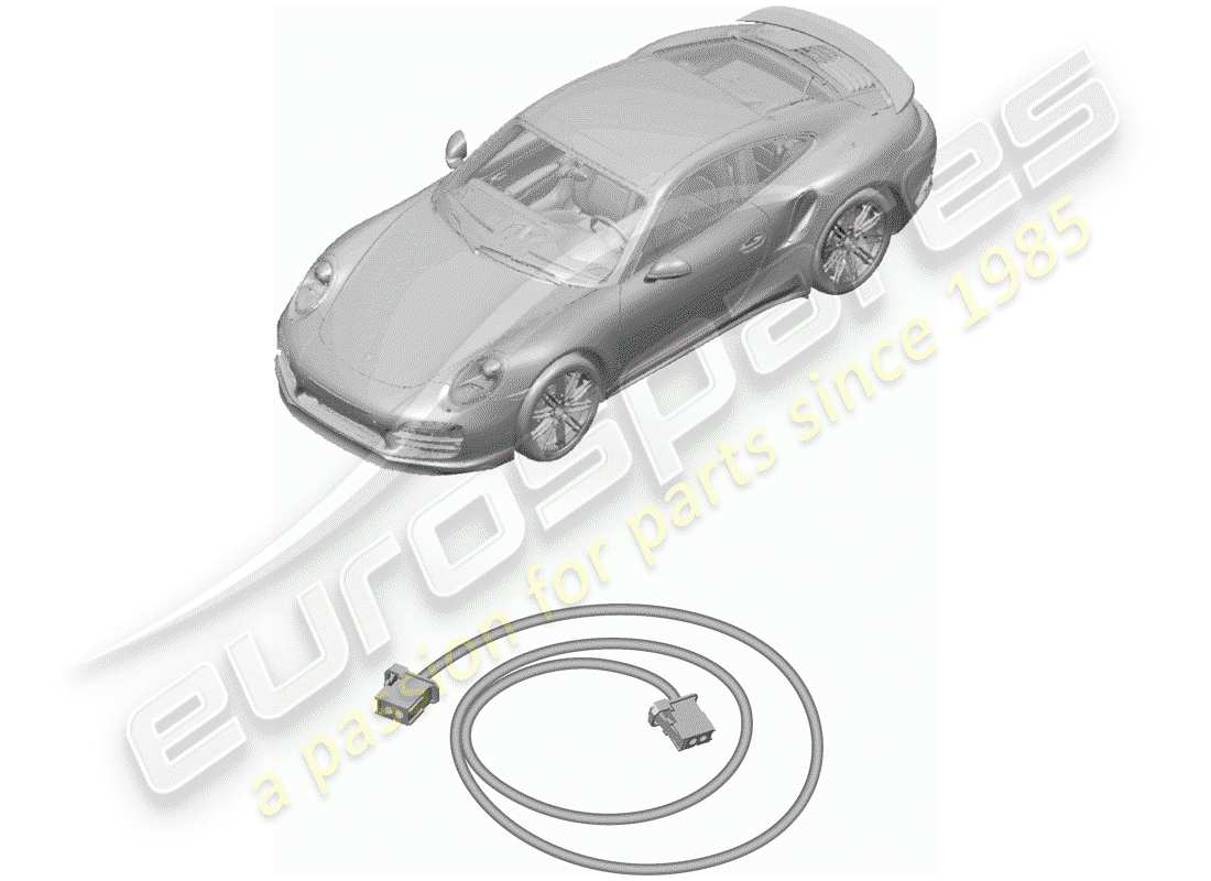 porsche 2016 (991-1 turbo) arneses de cableado diagrama de piezas