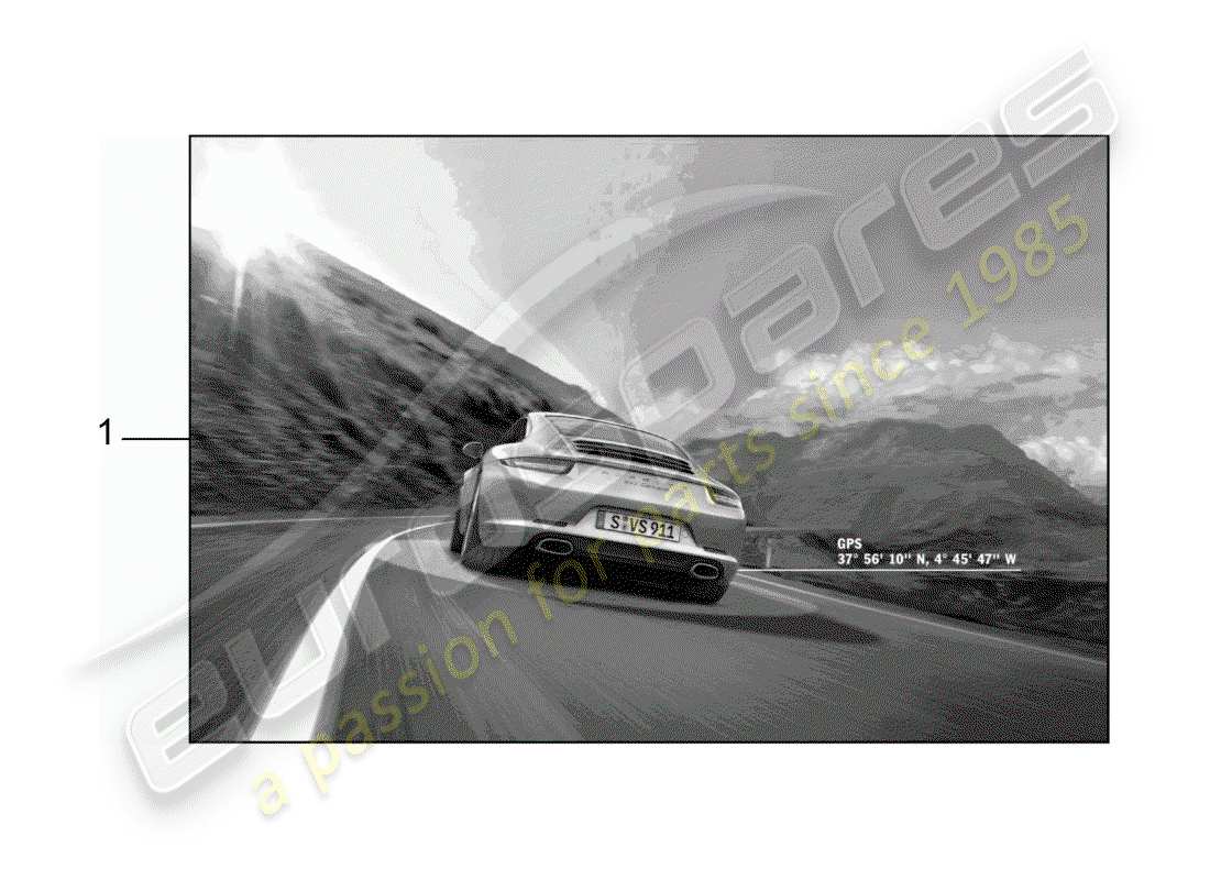 porsche 2013 (tequipment 98x/99x) porsche diagrama de piezas