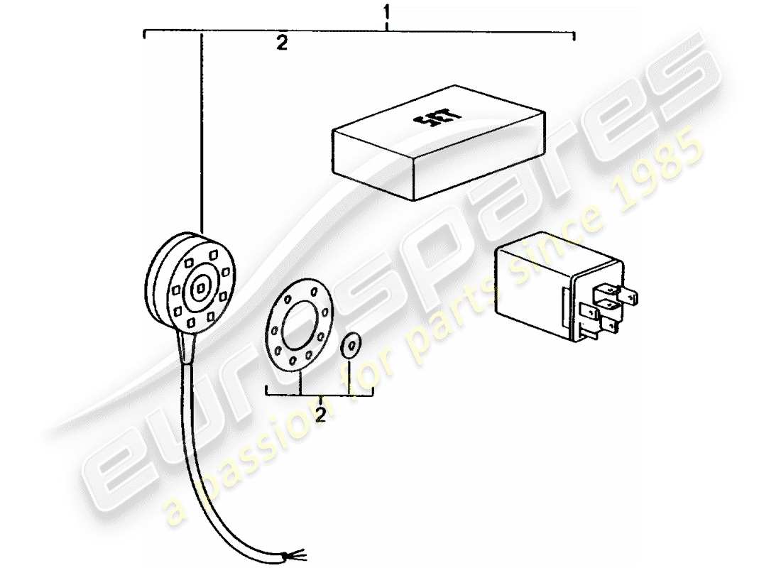 porsche 2011 (tequipment) sensor de lluvia diagrama de piezas