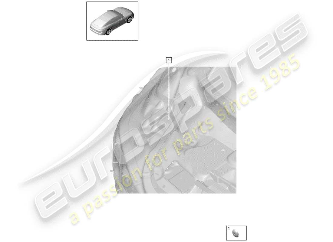 porsche 2017 (panamera 971-1) enchufar diagrama de piezas