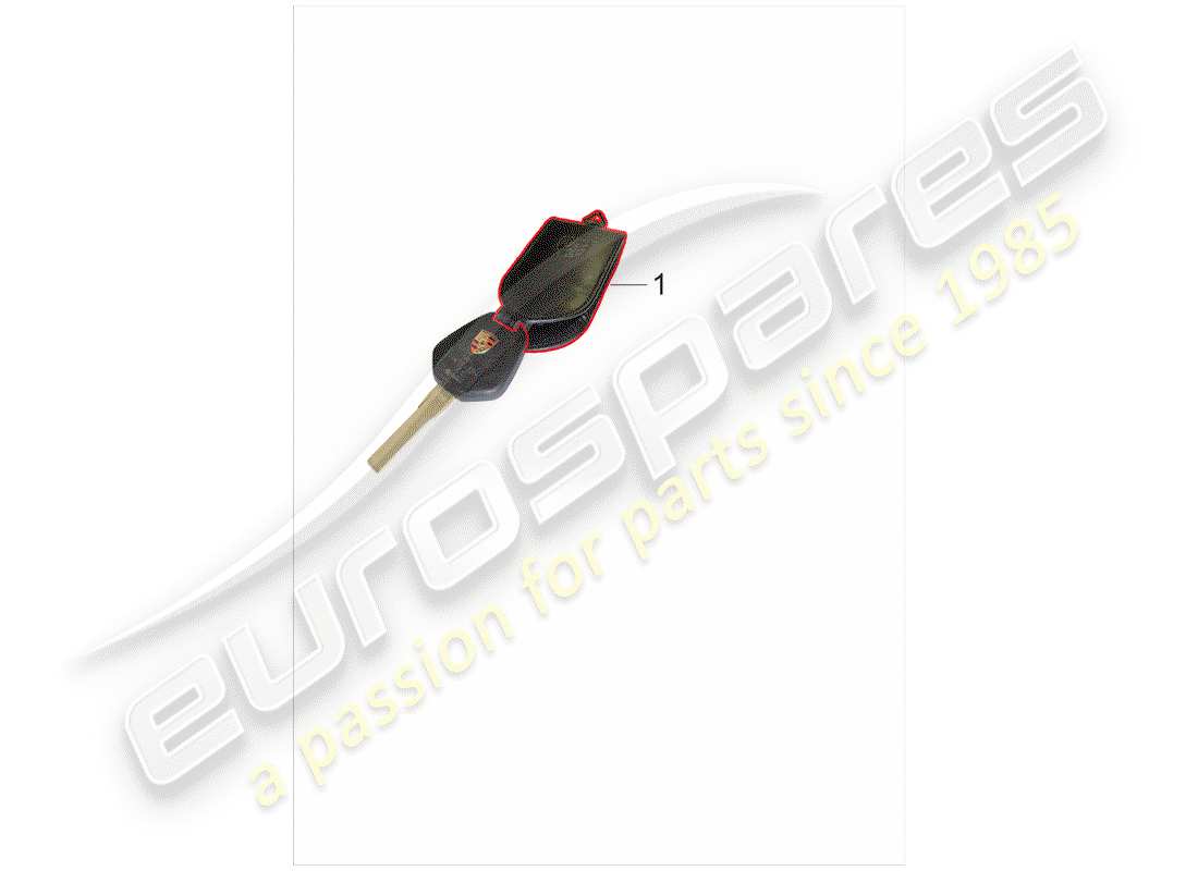 porsche 1995 (accessories) schluessel-etui diagrama de piezas