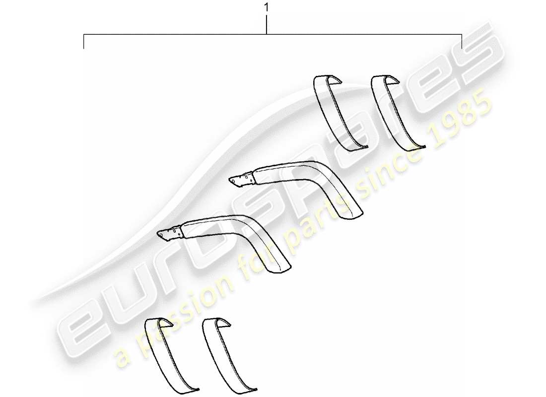porsche 2011 (tequipment cayenne) manejar diagrama de piezas