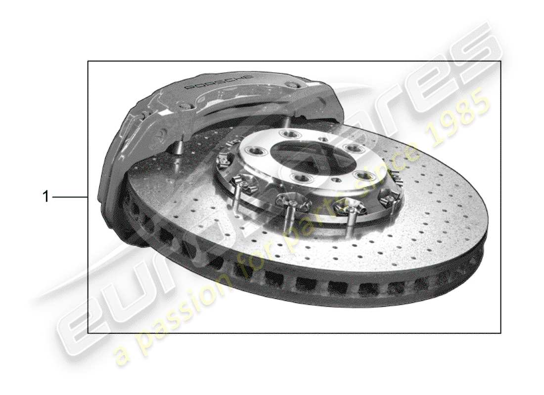 porsche 2012 (tequipment) diagrama de piezas de freno