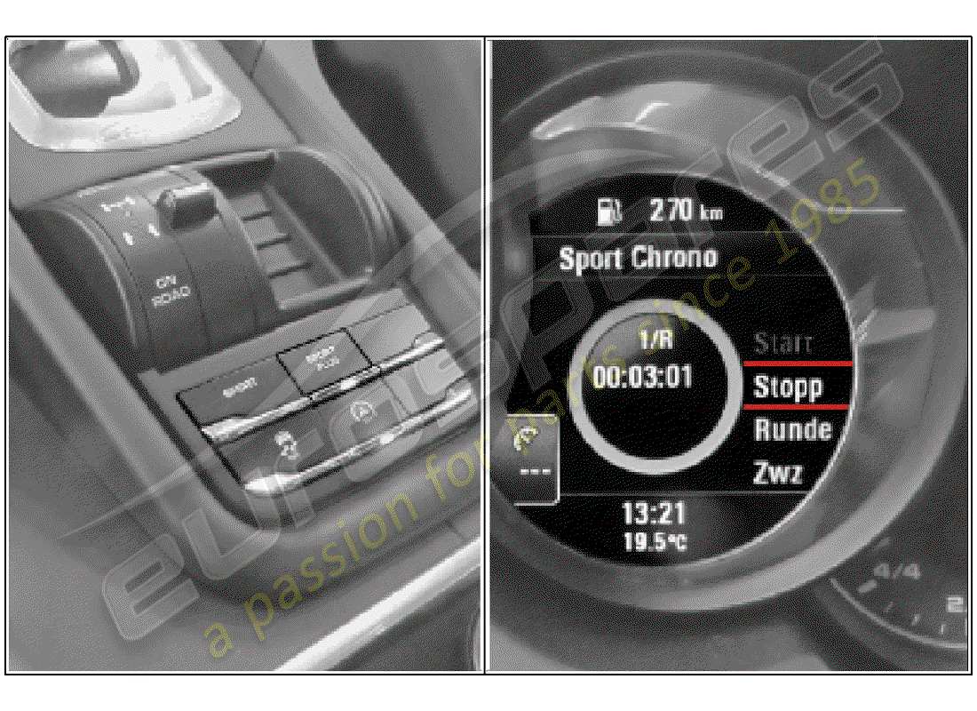 porsche 2012 (tequipment cayenne) kit de instalación diagrama de piezas