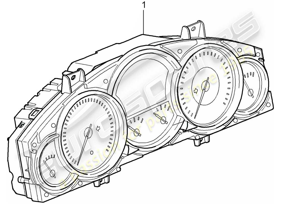 un diagrama de piezas del catálogo de piezas porsche 1994 (refurbished and exchange catalogue)