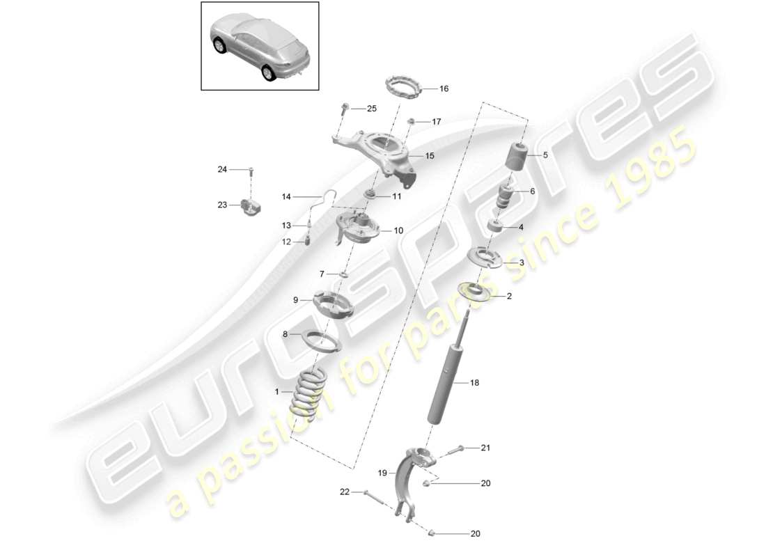 diagrama de pieza que contiene el número de pieza 1j0973802