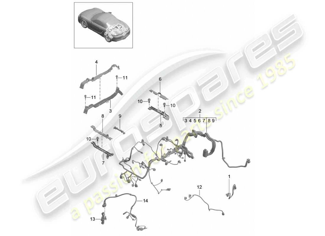 diagrama de pieza que contiene el número de pieza 9a160709322