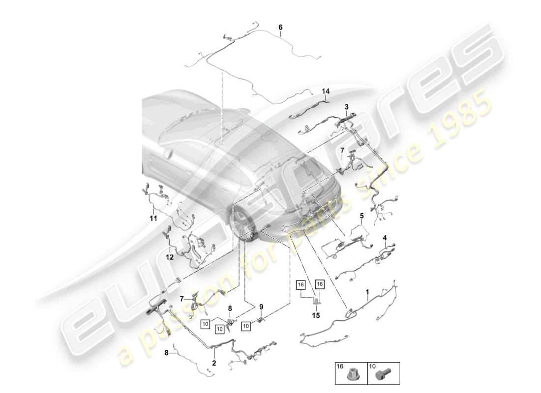 diagrama de pieza que contiene el número de pieza 971971286a