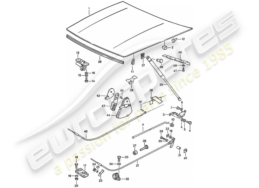 diagrama de pieza que contiene el número de pieza 477823165a