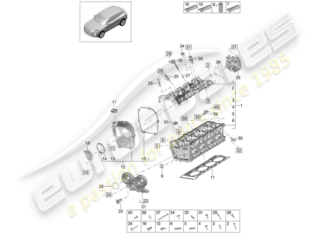 diagrama de pieza que contiene el número de pieza 95810348300
