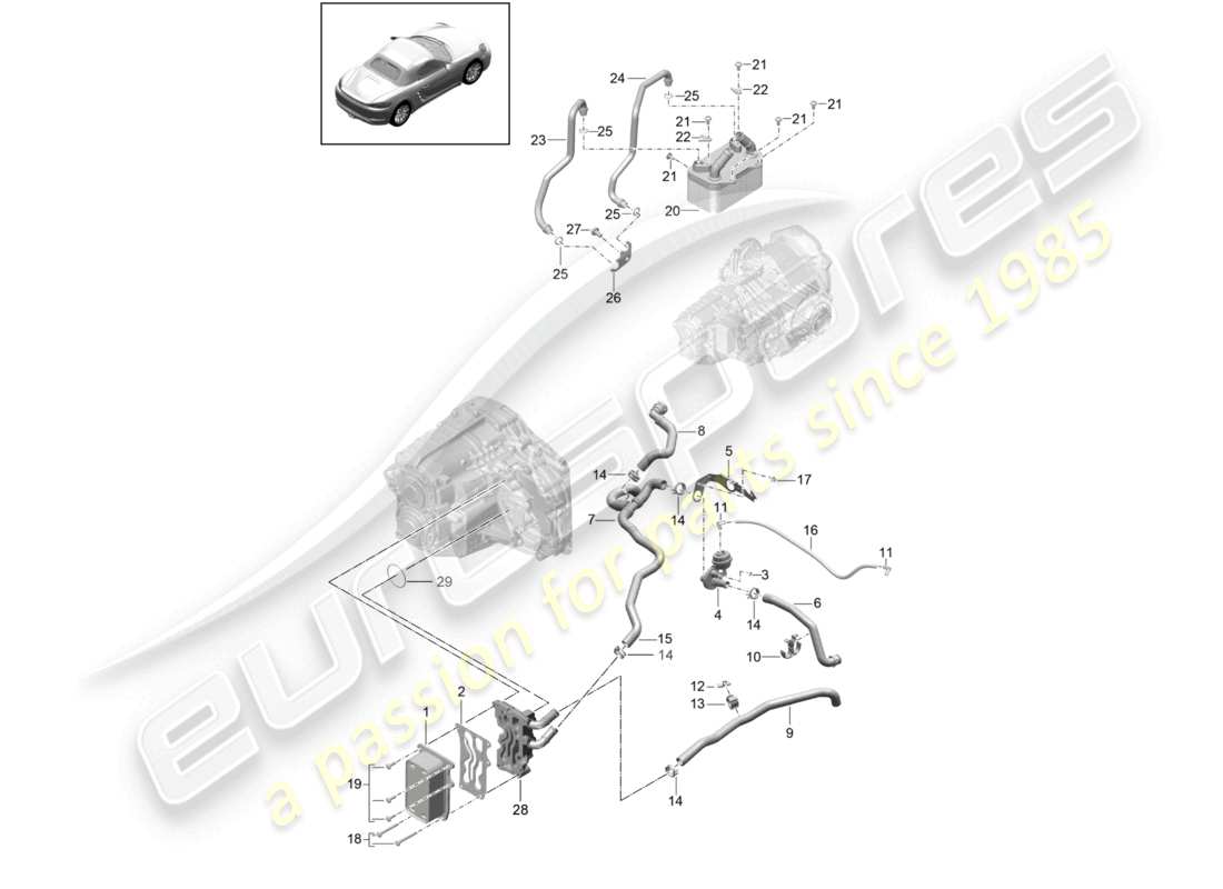 diagrama de pieza que contiene el número de pieza 9g230701900