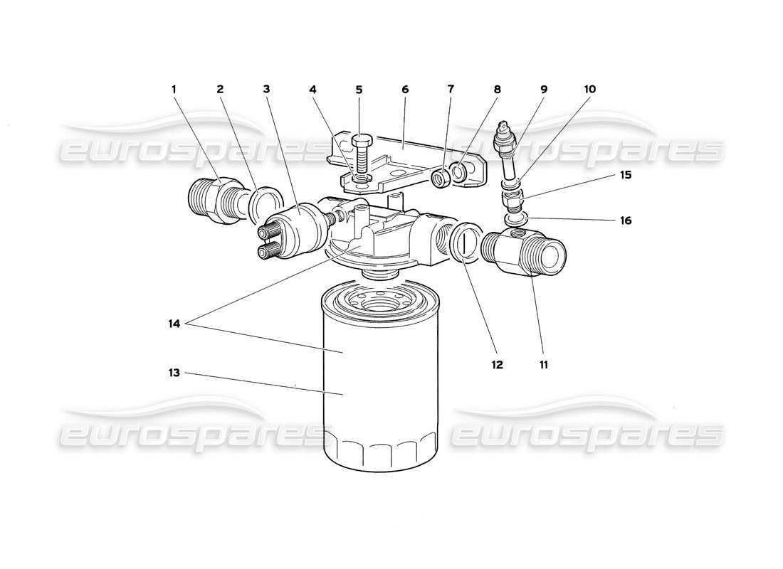 diagrama de pieza que contiene el número de pieza 07m115561b