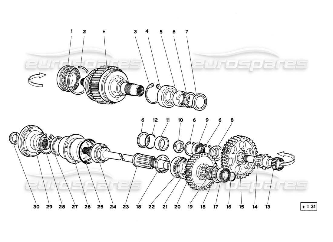 diagrama de pieza que contiene el número de pieza 002433672