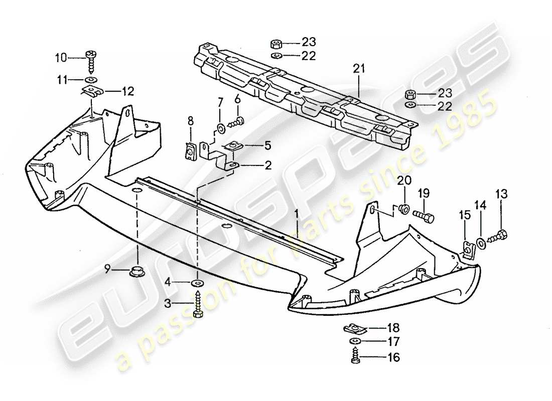 porsche 1990 (928) revelación diagrama de piezas