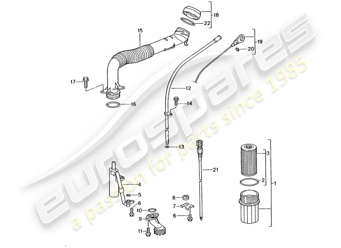 porsche 996 (2005) motor (pres. aceite/lubrica.) - ver información técnica - ver grupo principal 1 (motor) - nr.1/02 nr.2/02 diagrama de piezas