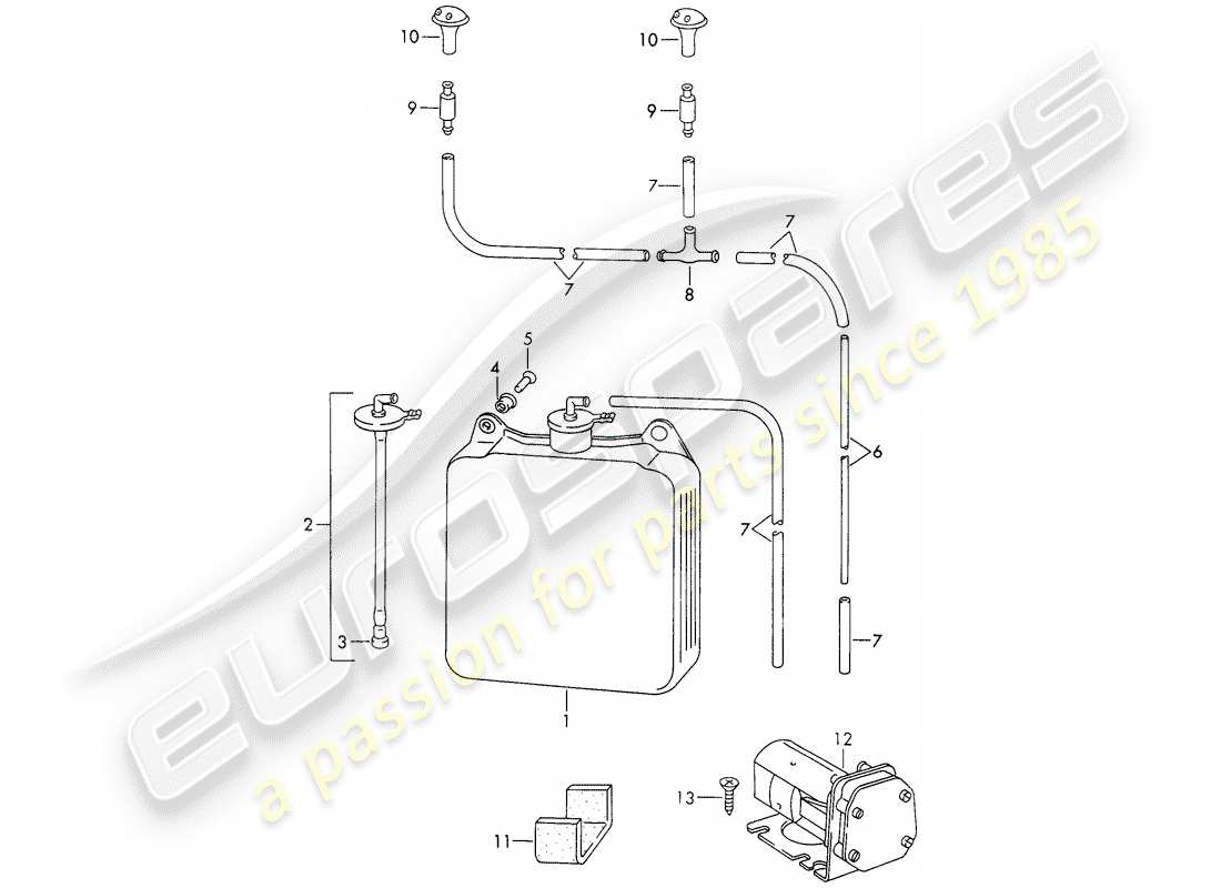porsche 1966 (911/912) unidad arandela - d >> - mj 1967 diagrama de piezas