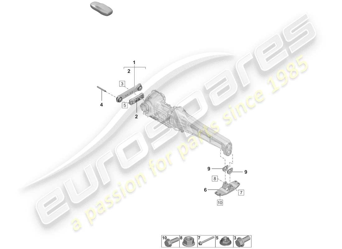 porsche 2020 (992-1) piezas de montaje para diagrama de piezas