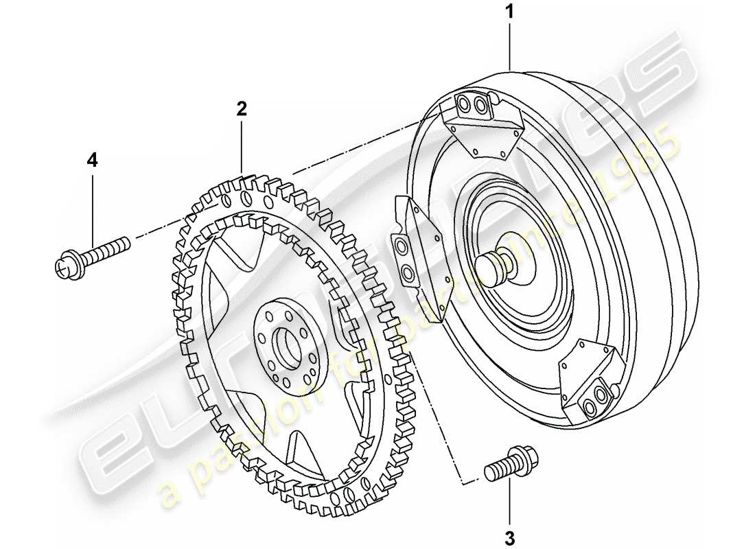 porsche 2007 (997-1) tiptronic diagrama de piezas
