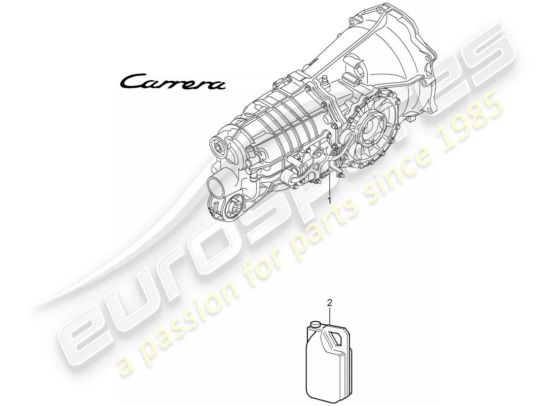 porsche 2005 (997-1) manual gearbox diagrama de piezas