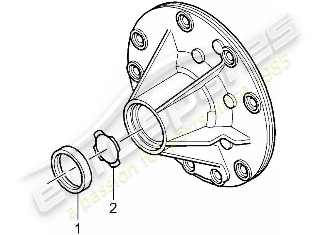 porsche 2006 (987 boxster) tiptronic diagrama de piezas