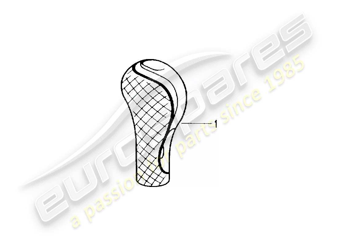 porsche 2002 (tequipment) palanca selectora diagrama de piezas