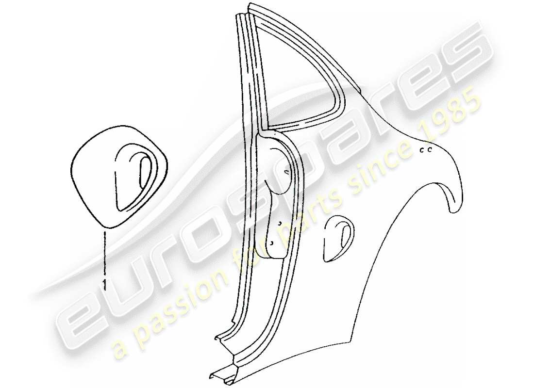 porsche 2011 (tequipment) diagrama de piezas del conducto de aire