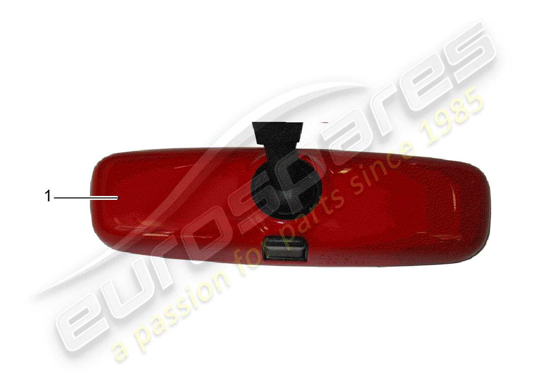 porsche 2015 (tequipment macan) diagrama de pieza interior del espejo retrovisor