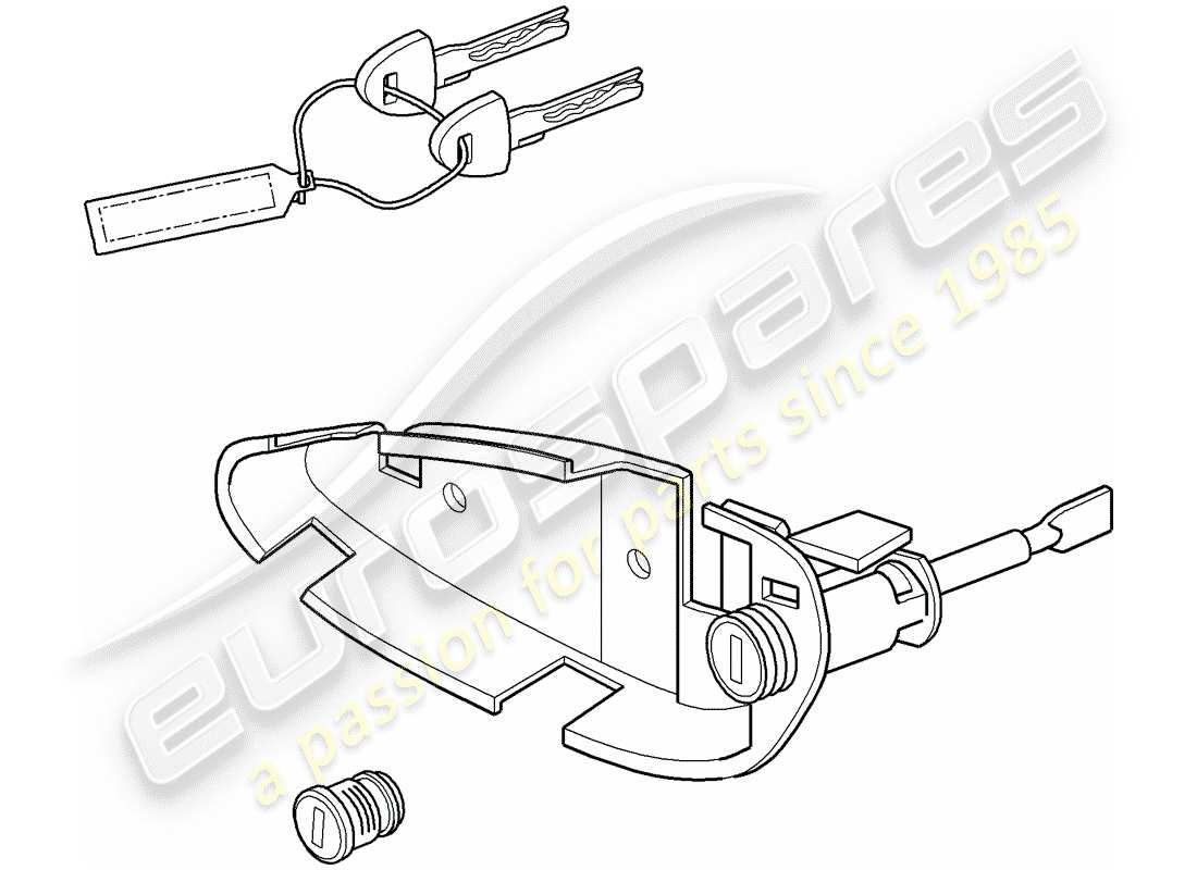 porsche 2011 (987 boxster) kits de reparación diagrama de piezas
