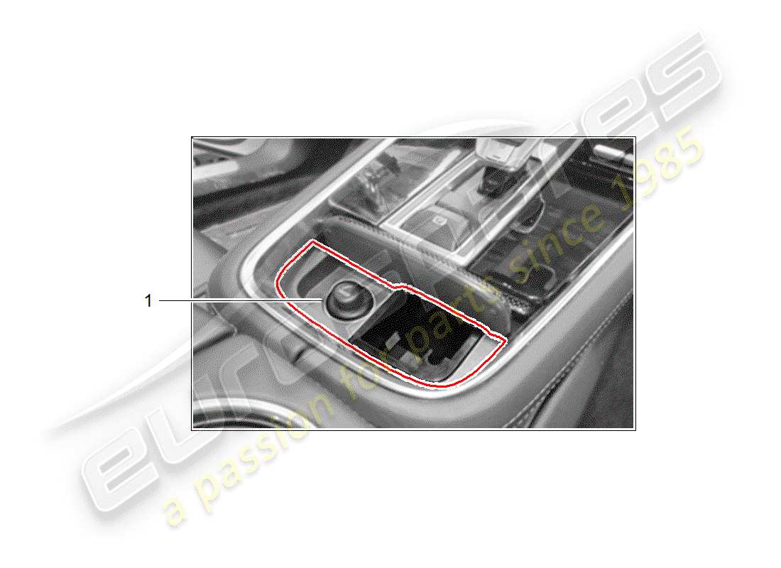 porsche 2013 (tequipment panamera) paquete fumador diagrama de piezas