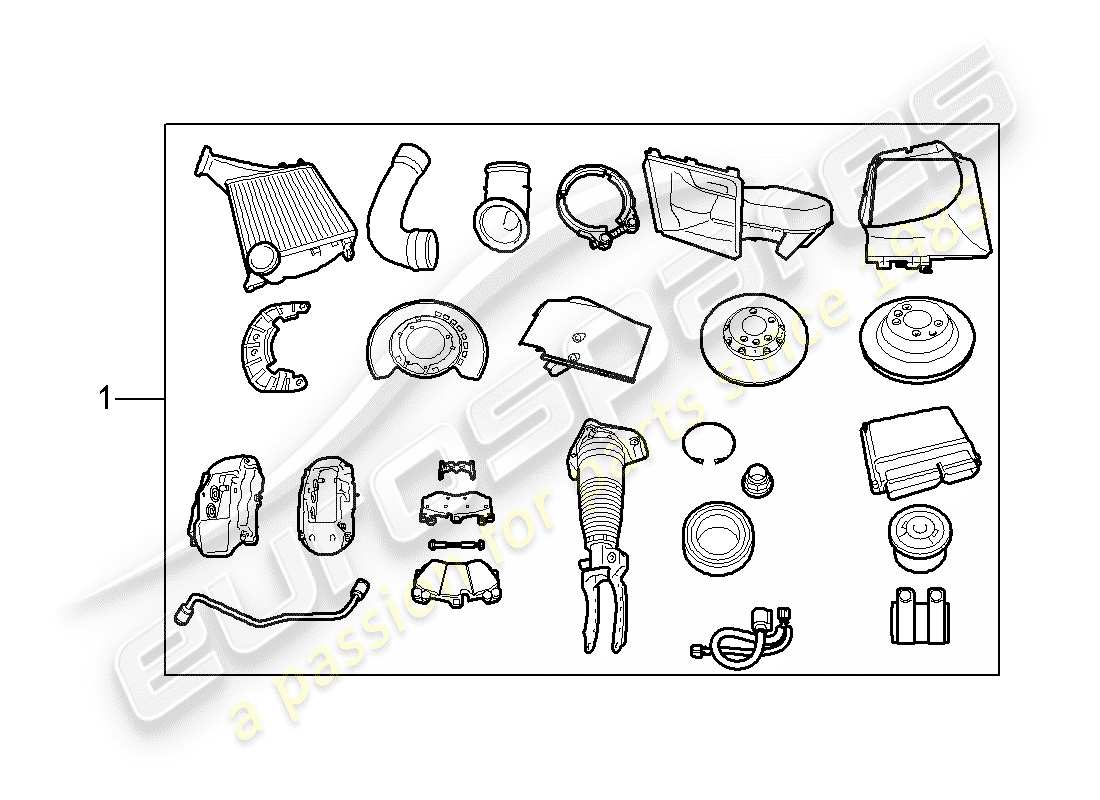 porsche 2013 (tequipment cayenne) diagrama de piezas del motor