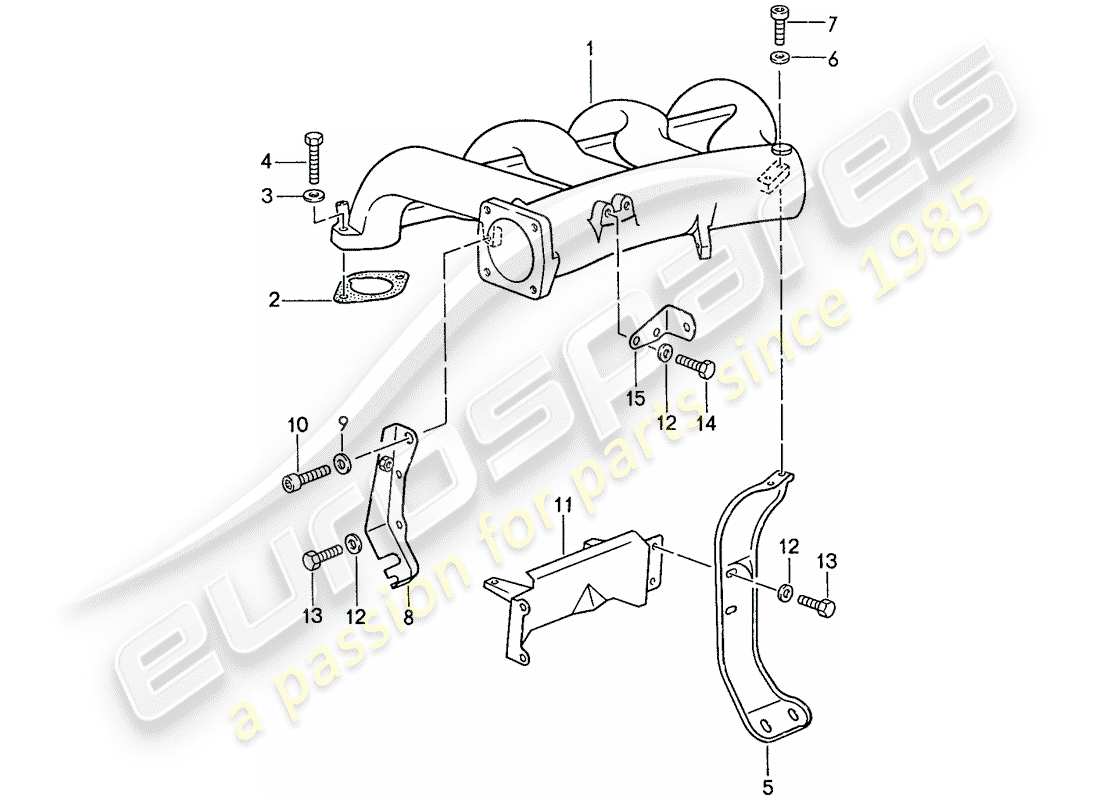 porsche 1990 (944) l-jetronic - 4 diagrama de piezas