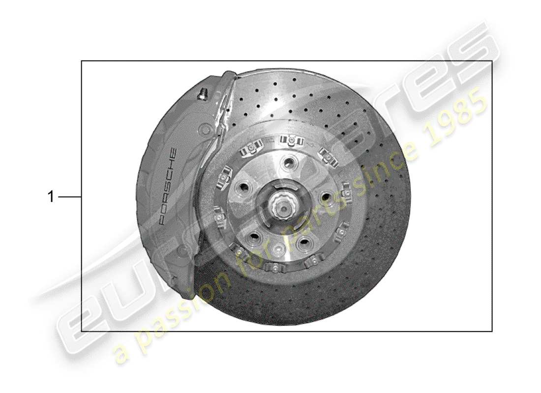 porsche 2013 (tequipment cayenne) diagrama de piezas de freno