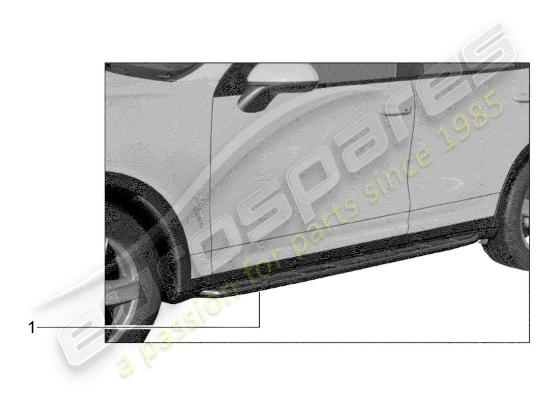 porsche 2011 (tequipment cayenne) paso diagrama de piezas