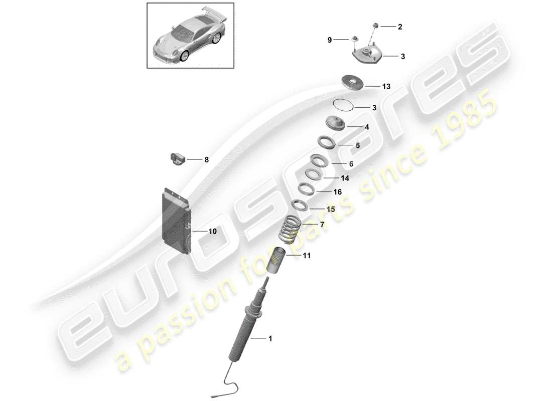porsche 2017 (991-2 turbo) amortiguador de vibraciones diagrama de piezas