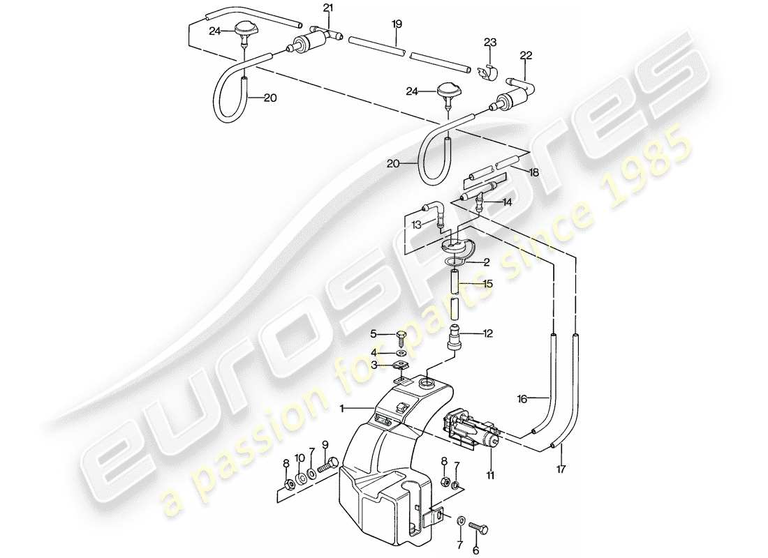 porsche 1979 (924) unidad arandela - d - mj 1979>> - mj 1979 diagrama de piezas