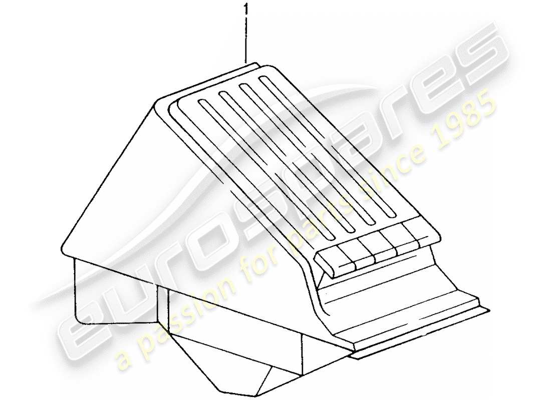 porsche 2002 (tequipment) caja para cd diagrama de piezas