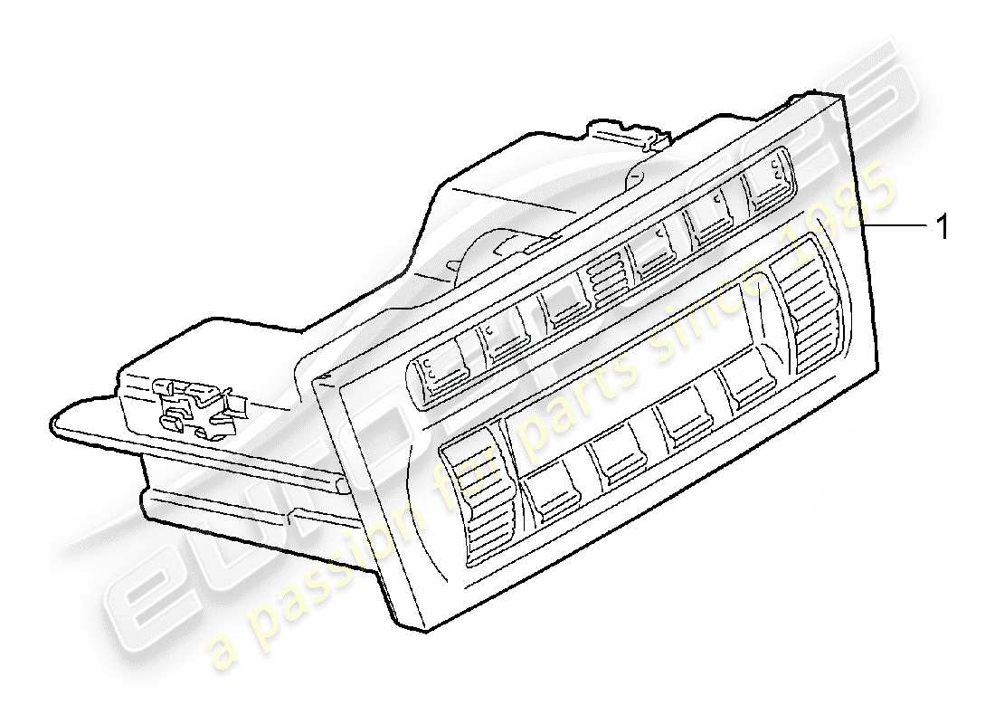 porsche 2007 (997-1) interruptor de control diagrama de piezas