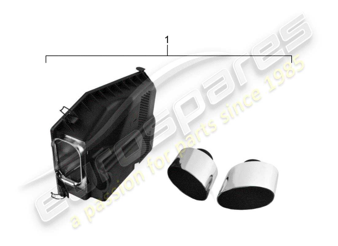 porsche 2000 (accessories) paquete de sonido exh.optic - - d - mj 1994>> - mj 1998 diagrama de piezas