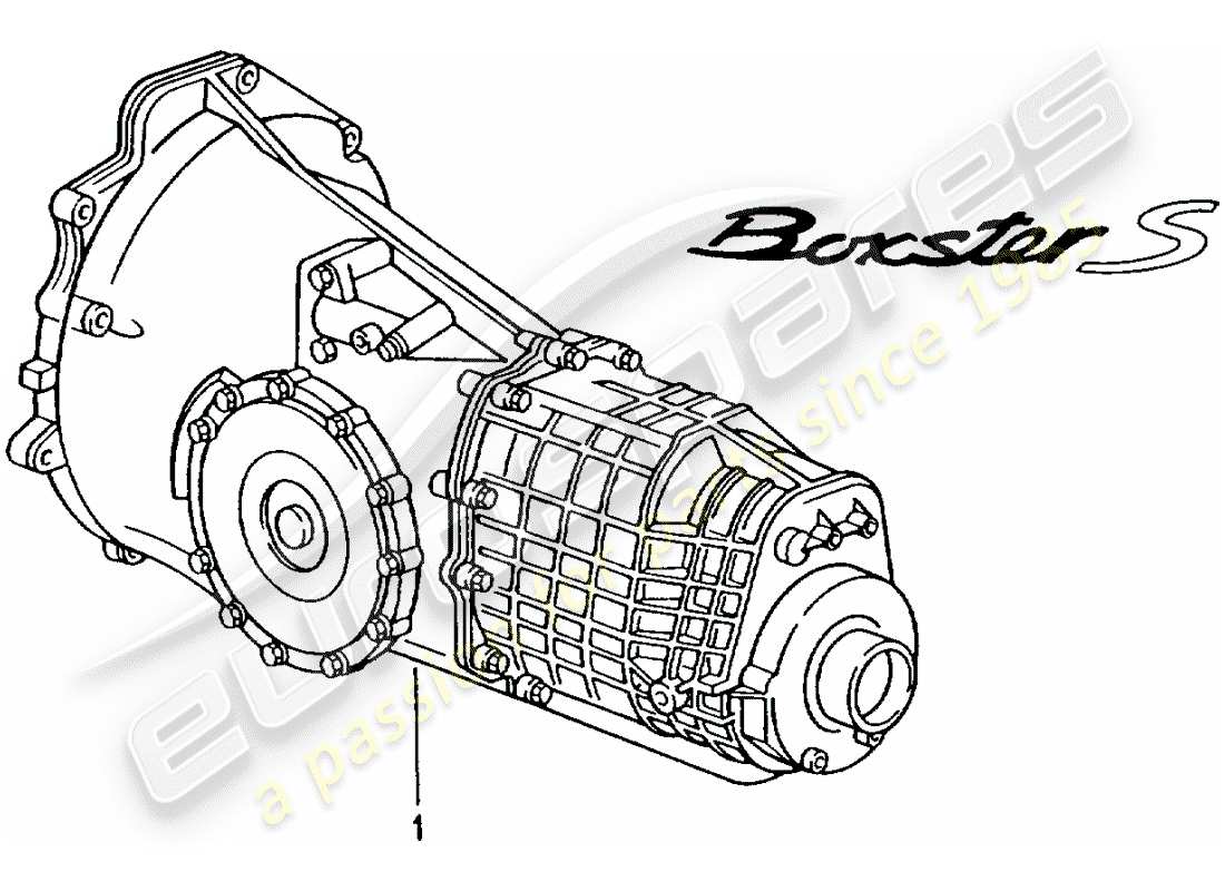 porsche 1997 (986 boxster) 6 velocidad transmisión manual - - d - mj 2000>> diagrama de piezas