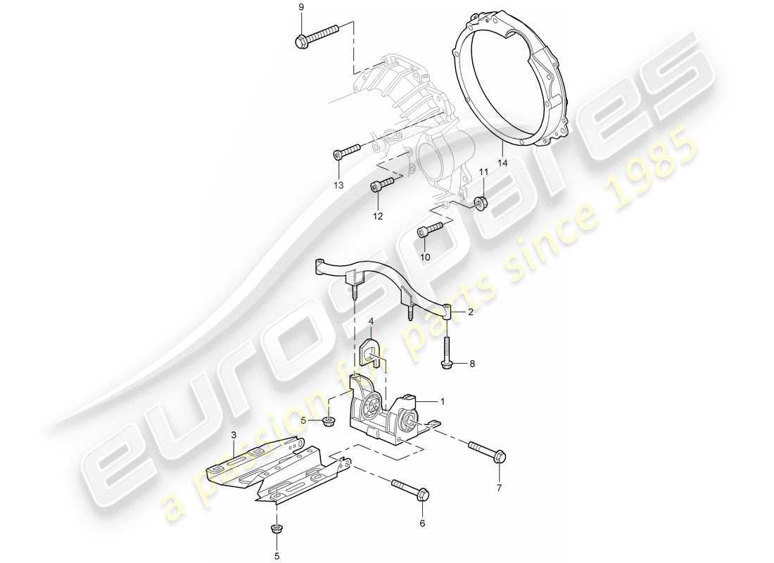 porsche 2007 (997-1) tiptronic diagrama de piezas