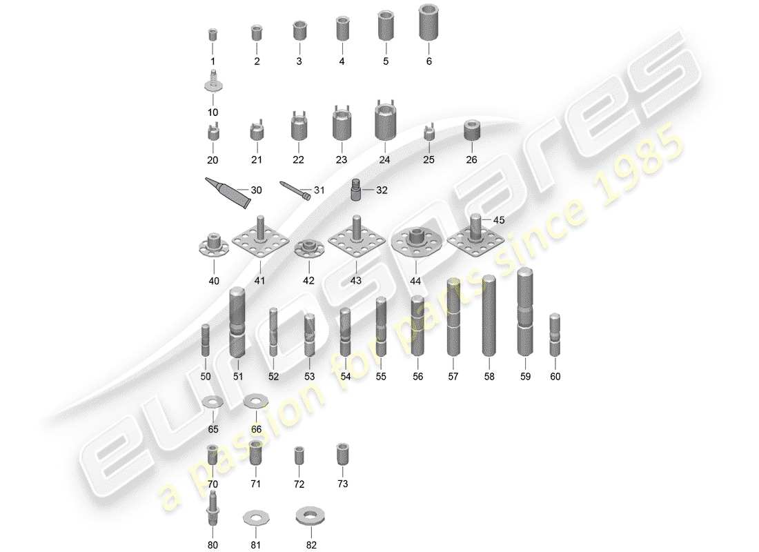 porsche 918 spyder (2015) thread repair part diagram