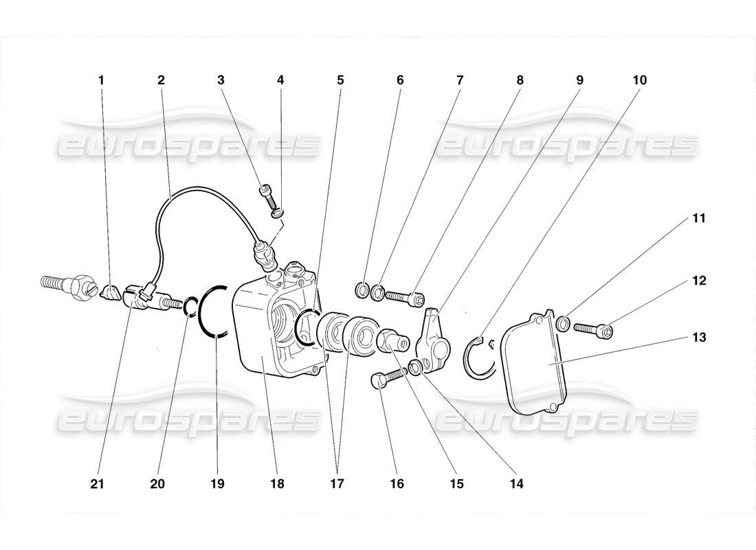 lamborghini diablo roadster (1998) sensores de fase diagrama de piezas