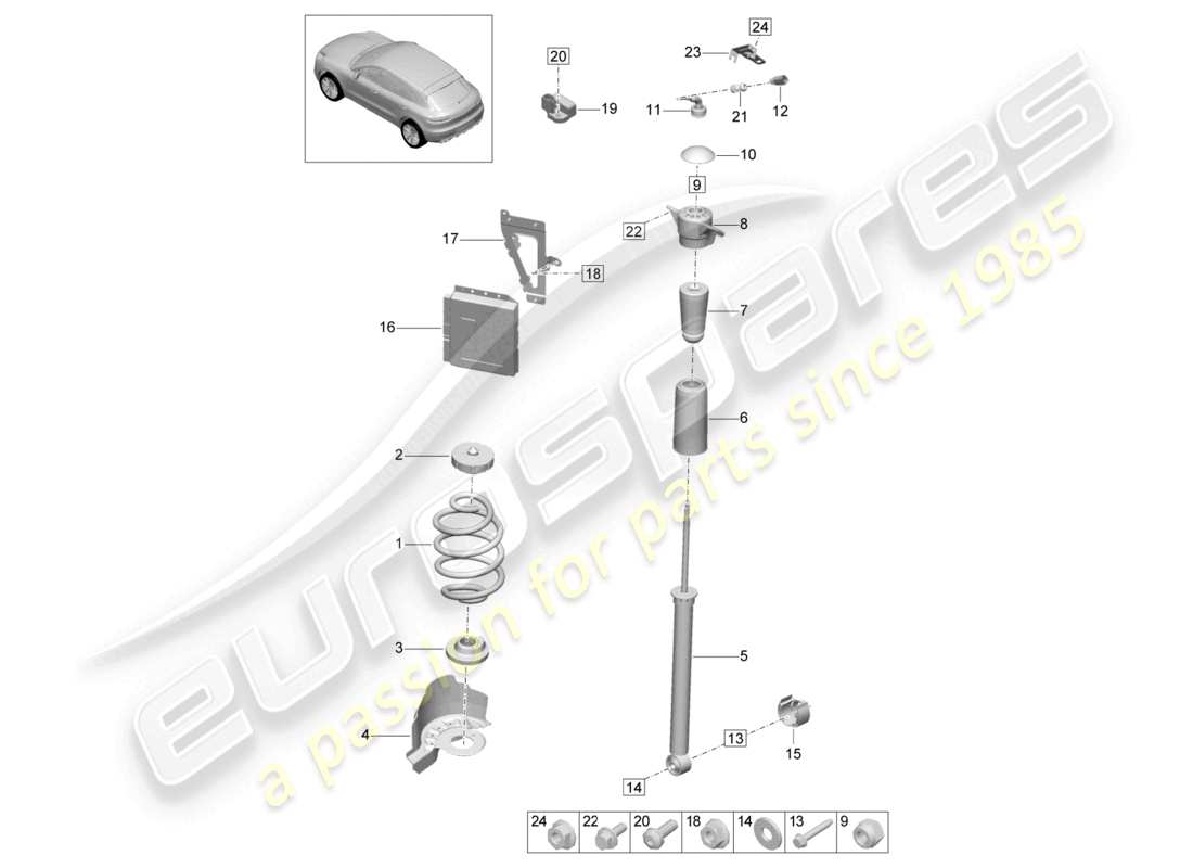 diagrama de pieza que contiene el número de pieza 95b511121j 504