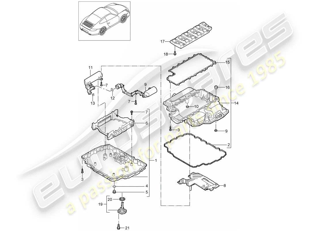 diagrama de pieza que contiene el número de pieza 9a110742001