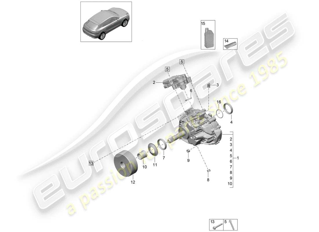diagrama de pieza que contiene el número de pieza 95b341010e