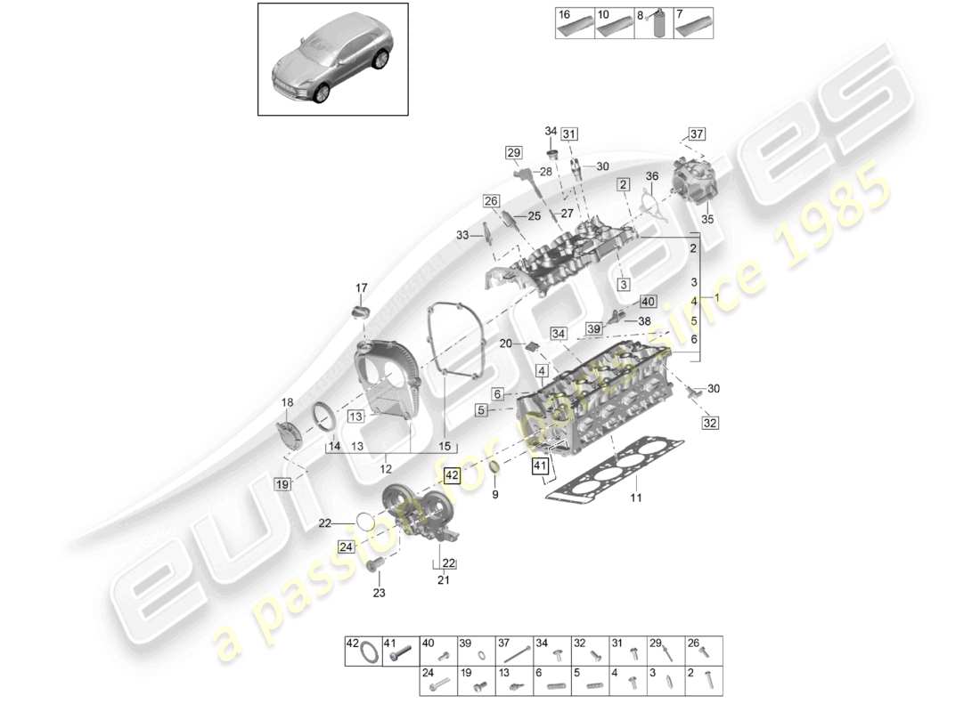 diagrama de pieza que contiene el número de pieza paf009402a