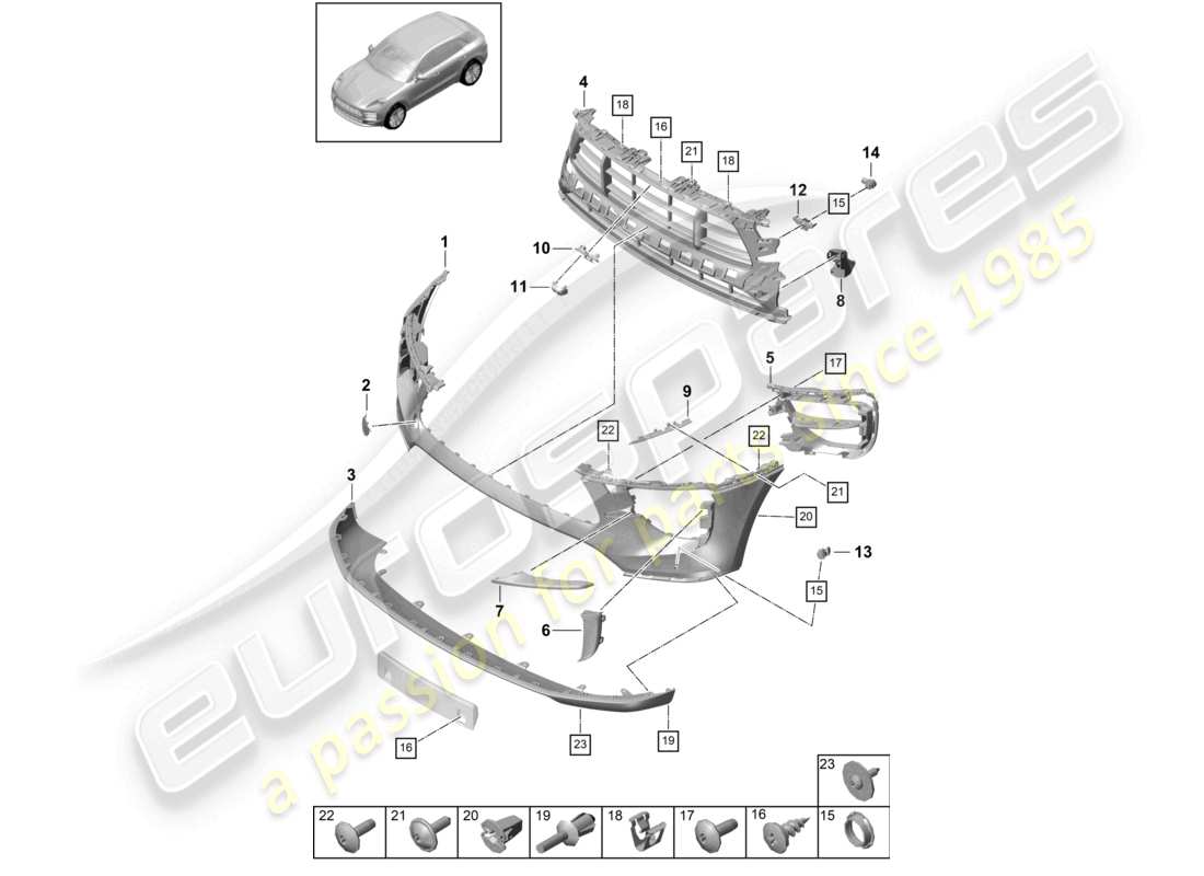 diagrama de pieza que contiene el número de pieza 95b807683blok1