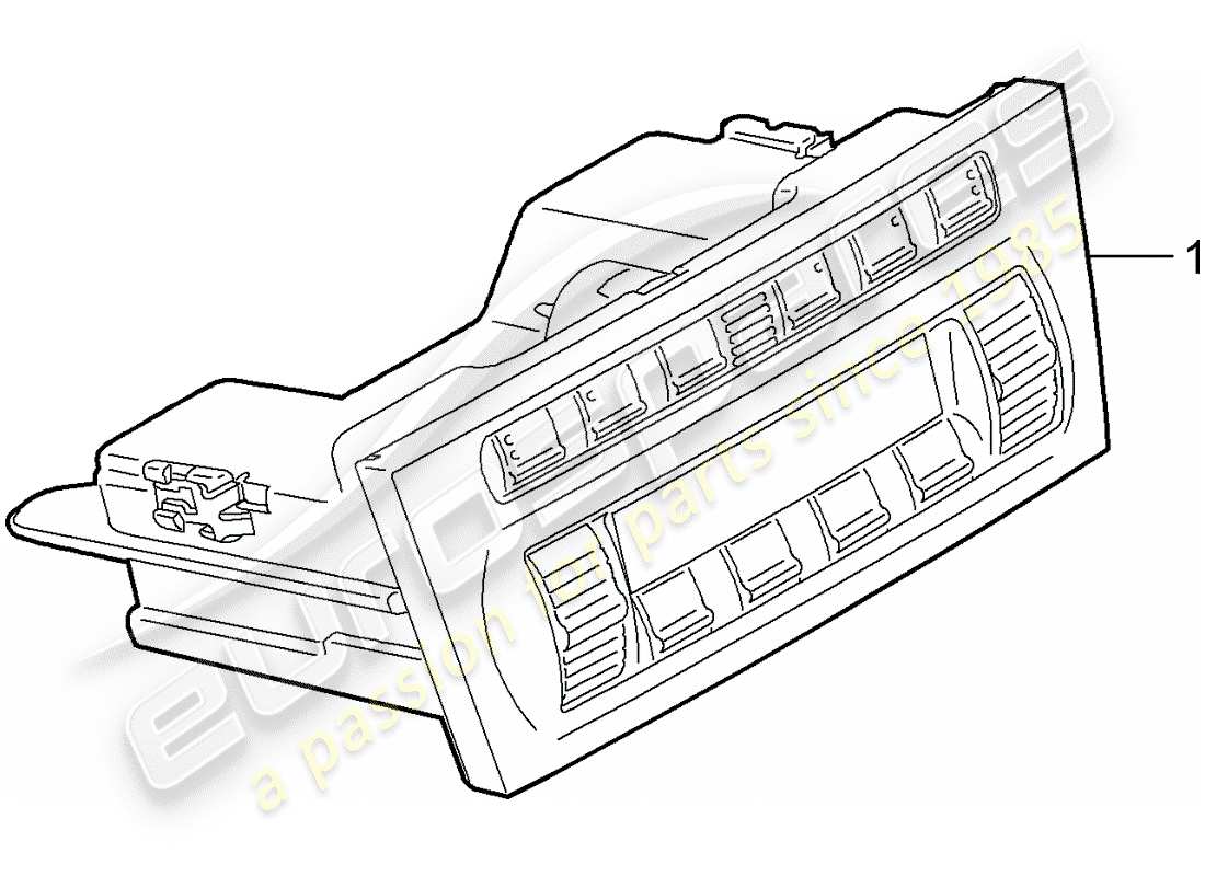 porsche 2007 (997-1 gt3) interruptor de control diagrama de piezas