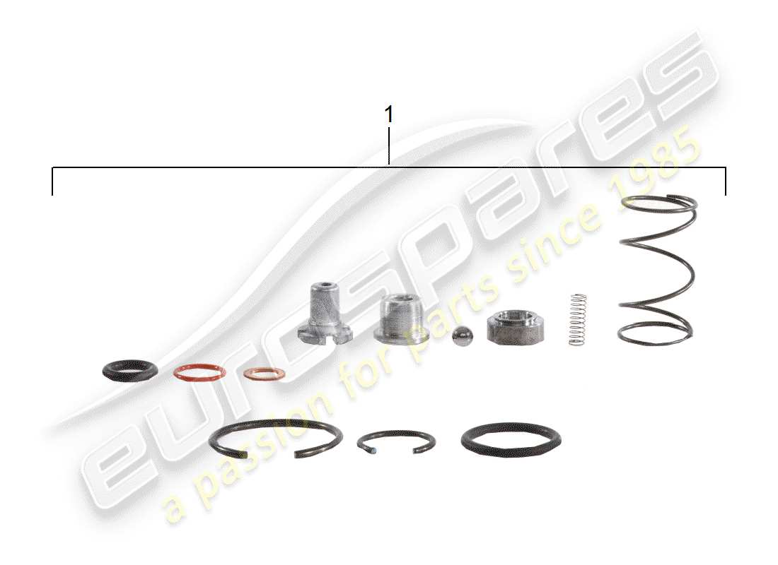 porsche 1972 (911) kit de reparación - para - tensor - cadena diagrama de piezas