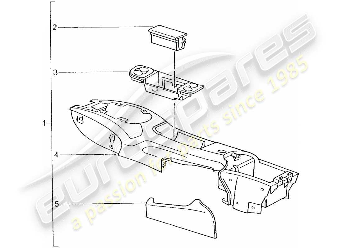 porsche 2011 (tequipment) kit de instalación diagrama de piezas